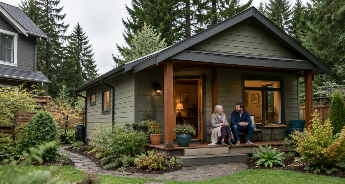 Backyard ADU for aging parents multigenerational living Seattle